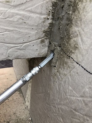 Injektáž betonového uzlu